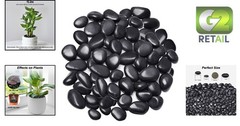 1 Pound Decorative River Rocks – Smooth Ornamental Pebbles for Plants & Vases