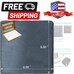 Reptile Basking Platform 6 × 6″, Extra Large Reptile Slate, Basking Rock, Sla…