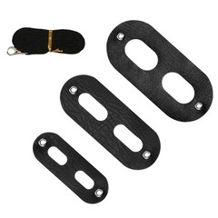 3Pcs Reptile Lizard Harness Durable Black Pet Leashes for Small Pets