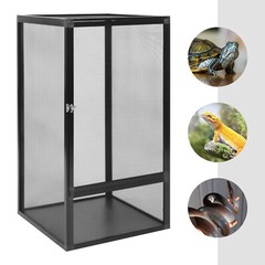 Freestanding Reptile Pet Feeding Net Box Aluminum Alloy Feeding Net Box 80cm