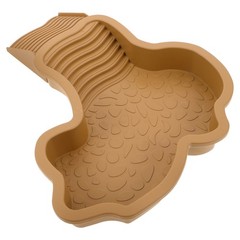 Large Reptile Bathing Pool: Reptile Feeding Dish Water Bowl With Ramp Aquarium
