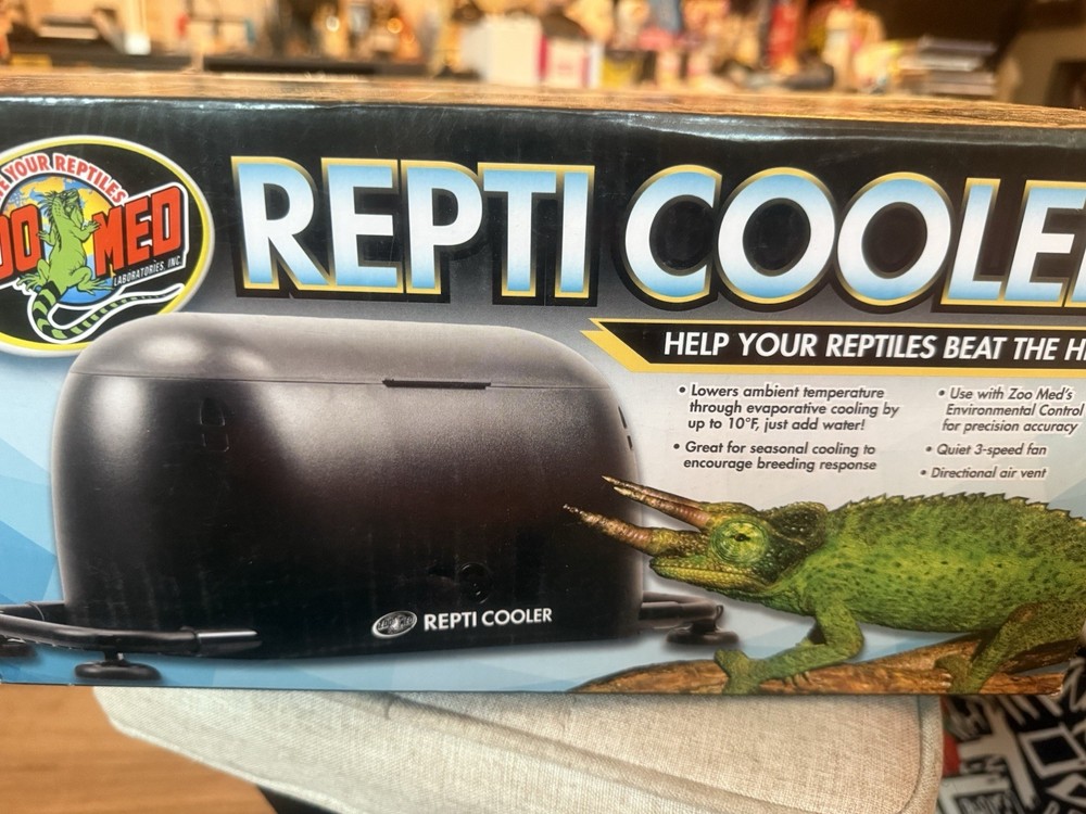 Zoo Med Repti Cooler 3 Speed Fan for Reptile Terrariums Open Box