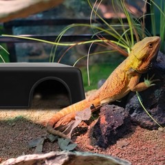 Medium Reptile Hide Box Small Animal Hideaway Texture Snake Lizard Gecko