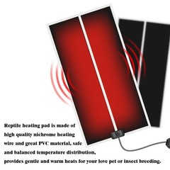 5W Reptile Heating Mat 5.9 Inch *5.5 Inch 110v — Reptile Heat Pad with Tempe…
