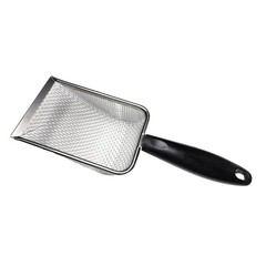 Stainless Steel Reptile Sand Substrate Scoops Shovel Sifter Mesh Metal Reptile