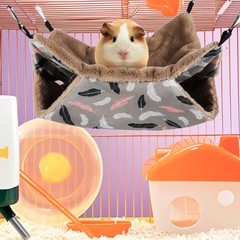 2 Pieces Guinea Pig Rat Ferret Hammocks and Warm Beds for Small Animals Pet, …