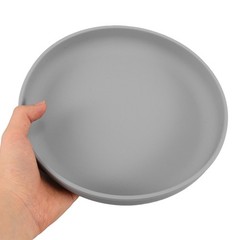 Household Silicone Food Plate Suction Cup Plate Silicone Food Eating Dish Home