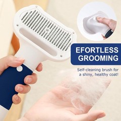 3-in-1 Pet Hair Dryer & Slicker Brush for Dogs & Cats – Portable, Quiet, Adju…