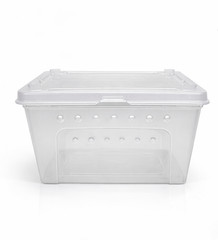 Ventilated Plastic Breeder Box Vivarium Enclosure Clear Terrarium Airflow Design