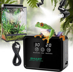 Reptile Humidifier Reptile Mister System with Timer & 360° Nozzles, Chameleons,