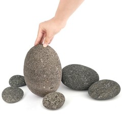 LANDEN Taiji Stone Natural Rocks(18lbs, 2~9 inches,6pcs) for Aquascape and Bo…