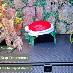 Bearded Dragon Tank Accessories, Reptile Mat Hammock Plants Bridge Jungle Cli…