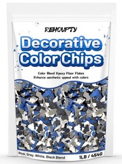 Blend Decorative Color Chips, 3-5MM Epoxy Floor Flakes Chips – Stone Carpet E…