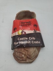 Fluker’s Castle Crib Hide for Hermit Crabs, 3 In 1 Bowl, Platform, Hide