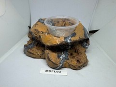 Reptile Magnetic Ledge With 5 Feeder Cups Small Desert