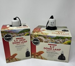 Thrive 8.5″ Dome Lamp & 5.5” Deep Dome All Reptiles Ceramic Socket New Other