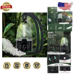 Silent Reptile Humidifier Mister, 3.8L Capacity, Removable Tank, Auto Shut Off