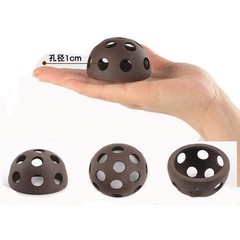 Norgail 2Pcs Aquarium Ceramic Small Fish Shrimp Crayfish Breeding Rock Cave S…
