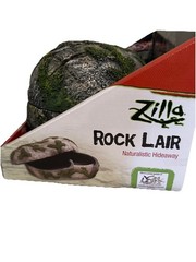 Zilla Extra Large Rock Lair, Naturalistic Hide, Supports Shedding and Egg-Laying