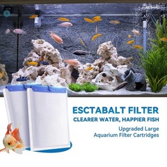 New Upgraded 6-in-1 16-Pack Aquarium Filter Cartridges, Designed for Tetra Wh…
