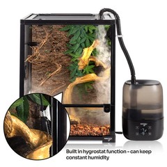 WACOOL Reptile Fogger with Humidity Controller, 4L Large Tank Reptile Humidifier