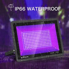 XYCN 2 Pack 150W Black Light 2 Count (Pack of 1), 2pack 150w Led