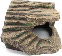 Resin Reptile Hideouts Cave Habitat Decor for Gecko Leopard Lizards Toad Turtle