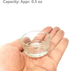 Small Reptile Feeding Dish Food Water Bowl Feeder Cup Basin 4 Pack 0.5 Oz