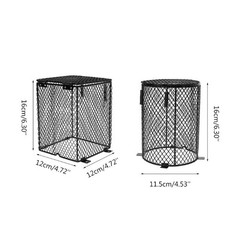 Reptile Heating Bulb Lamp Protector Heat Bulb Mesh Cover Ceramic Light Lampshade