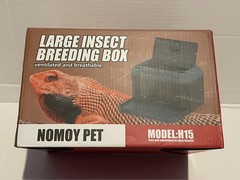 NOMOY PET Large Insect Breeding Box Ventilated and Breathable Model:H15 NEW