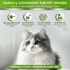 Trulysine L-Lysine for Cats Immune Support 100 Grams ( 500mg / Scoop), NO