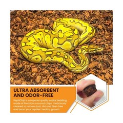 ReptiChip Reptile Substrate Coconut Chip Bedding 72 Quart Compressed Organic …