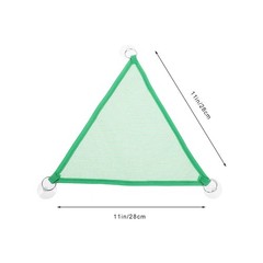 Breathable Canvas Reptile Hammock Bed for Pets Green Sturdy Hanging Lizard Swing