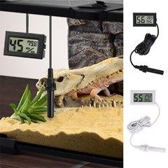 Digital LCD Indoor Reptile Temperature Sensor Humidity Meter Hygrometer Gauge