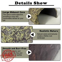 Tfwadmx Extra Large Brown Reptile Hide