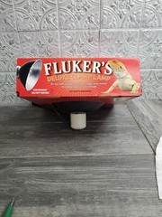 Flukers Fluker’s Deluxe 10” Reptile Clamp Lamp w/Switch 250 Watt 6’ Cord NEW