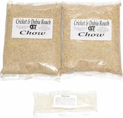 2 lb Feed Kit for Crickets, Dubia Roaches & Small Pets – Easy Hydration