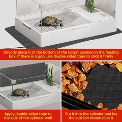 Reptile Heating Pad Electric Heating Mat Temperature Control for Turtle, Lizard
