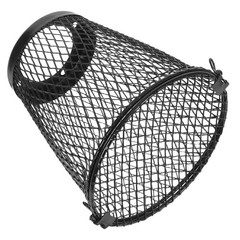 Reptile Heat Lamp Guard: Anti Scald Heating Lamp Holder Mesh Cage Reptile
