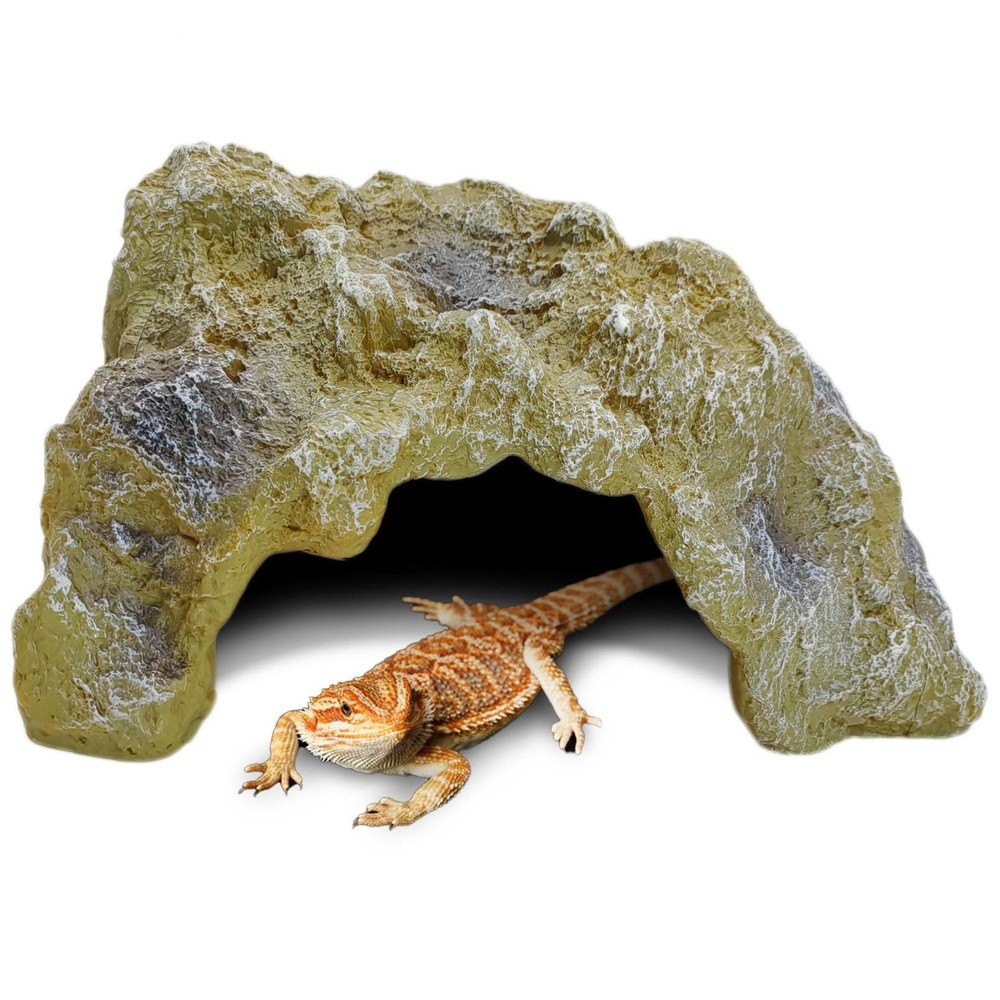 Hamiledyi Reptile Hides Large Simulation Rock Reptile Cave Hideouts Terrarium…