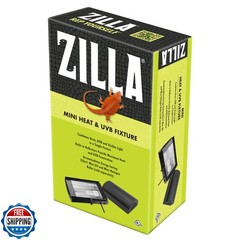Zilla Reptile Terrarium Enclosure Mini Heat and UVB Light Fixture (Bulb Sold