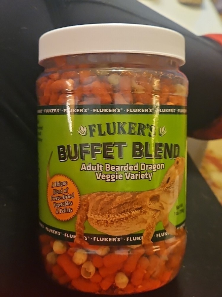 FLUKER’S Buffet Blend Veggie Variety for Adult Bearded Dragons – 7 oz