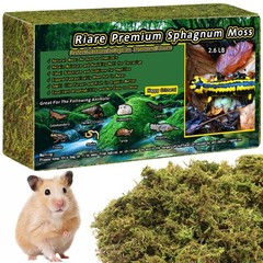 2.6LB Sphagnum Moss for Reptiles, 100QT Natural Live Moss Terrarium Bedding