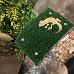 KVZVK Lawn Basking Platform for Turtle,Turtle Resting Simulated Grass 1