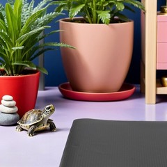 3Pcs Black Reptile Tank Carpet Eva Soft Flooring Washable Reusable Mat