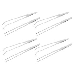 8 Pcs Aquarium Tools Reptile Tweezers Feeding Bearded Dragon Plant