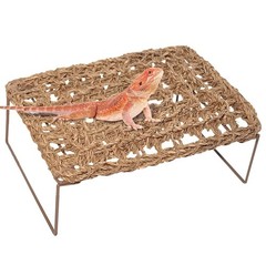 Bearded Dragon Hammock Reptile Tank Accessories Decor Basking Platform Metal …