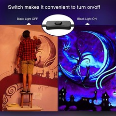 Onforu 2 Pack 38W LED Black Lights, Blacklight 2 Count (Pack of 1),
