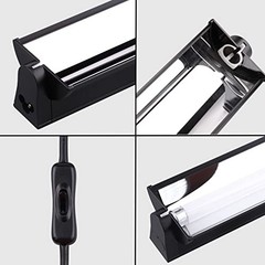 Aiicioo T5 UVB Lighting Combo Kit 8W – Reptile Light Fixture and UVB Light Bulb
