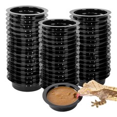 Magnetic Reptile Ledge, Acrylic Gecko Feeding Ledge with 6PCS Cups, Reptile F…